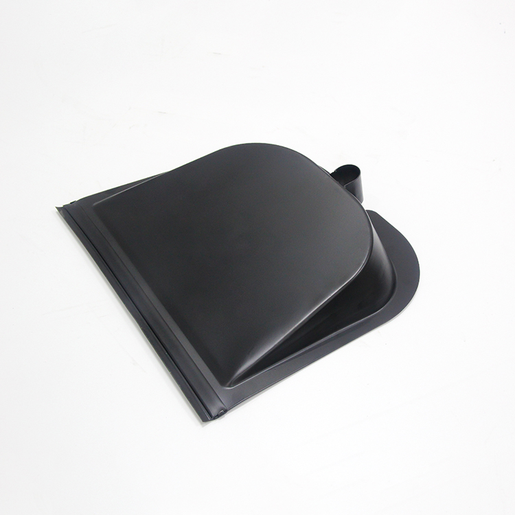 Large Capacity Heavy-duty Metal Dustpan Black Coated DustPan