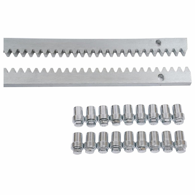 Galvanized Steel Gear Rack Including Mounting Fixing Bolts Teeth Track for Sliding Gate Operator