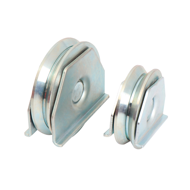 Galvanized Sliding Gate Groove Wheel With Double Plates 