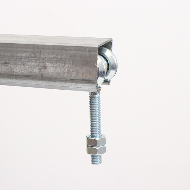 Gavanized Steel Door Track Hanger Box Rail Hanger with Ball Bearings 
