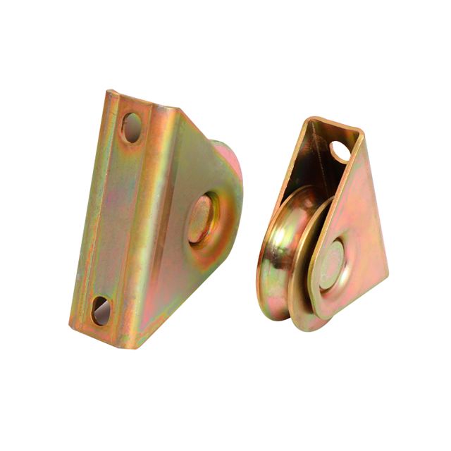 Wholesale steel groove U rail guide caster wheels