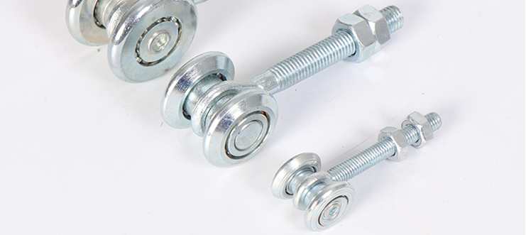 2 wheels hanging door roller